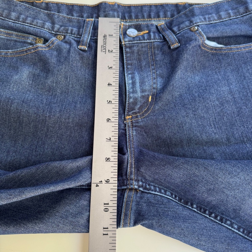 Carhartt Relaxed Fit Jeans Women 12R Dark Wash NWOT Durable Cotton Blend Denim - Picture 10 of 12